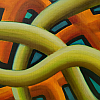 Melusine, 24x30 cm, anilin on canvas