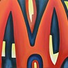 9 Mai, l auf Leinwand, 50x70 cm