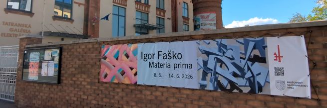 Igor Fa�ko - v�stava Materia prima, Tatransk� gal�ria, Poprad