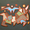 Accouplement, 40x50 cm, acryl on canvas