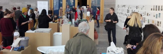 Yoko Ono exhibition, Water event, vernissage